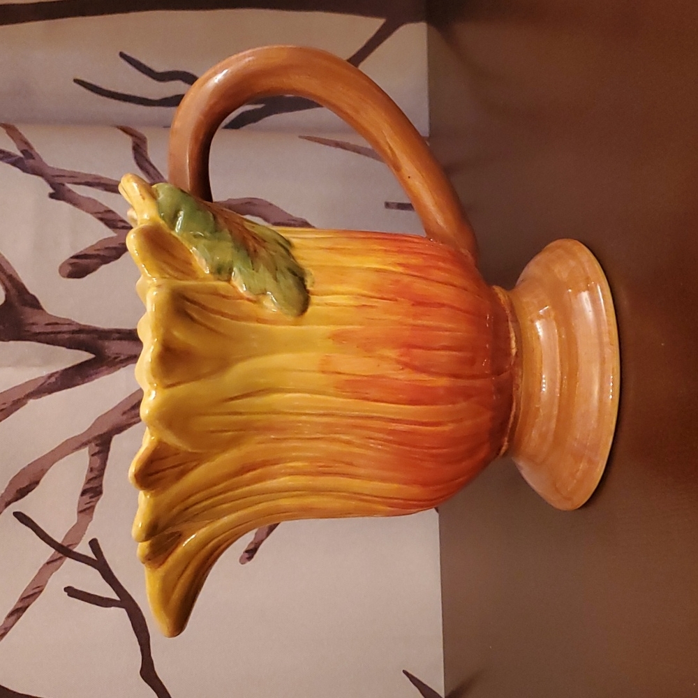 Welcome Fall/Autumn ceramic pitcher - Picture 2 of 6